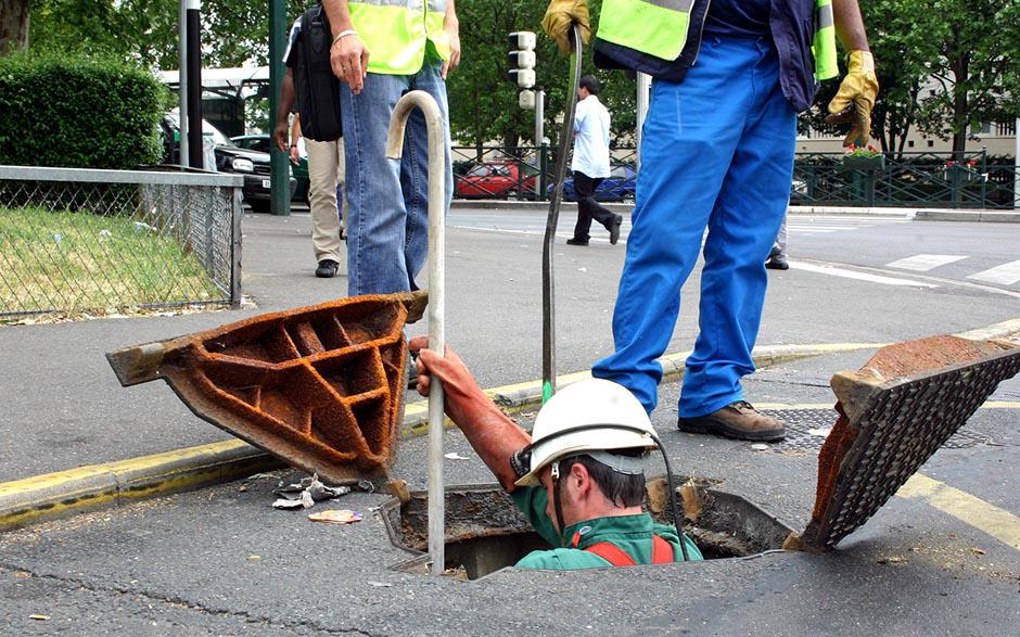 curage canalisation eaux usées Osny